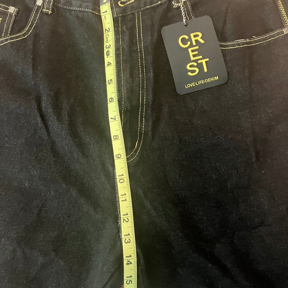 Black Crest jean shorts size 17 size 18 - Picture 4 of 7